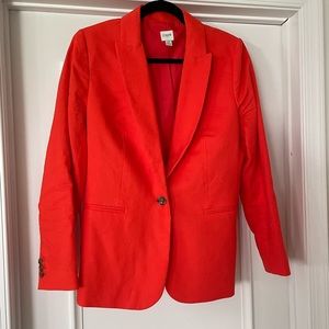 J.crew Orange Blazer